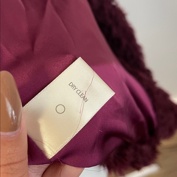 NWT Max Studio Burgundy Coat Size small - Picture 8 of 13